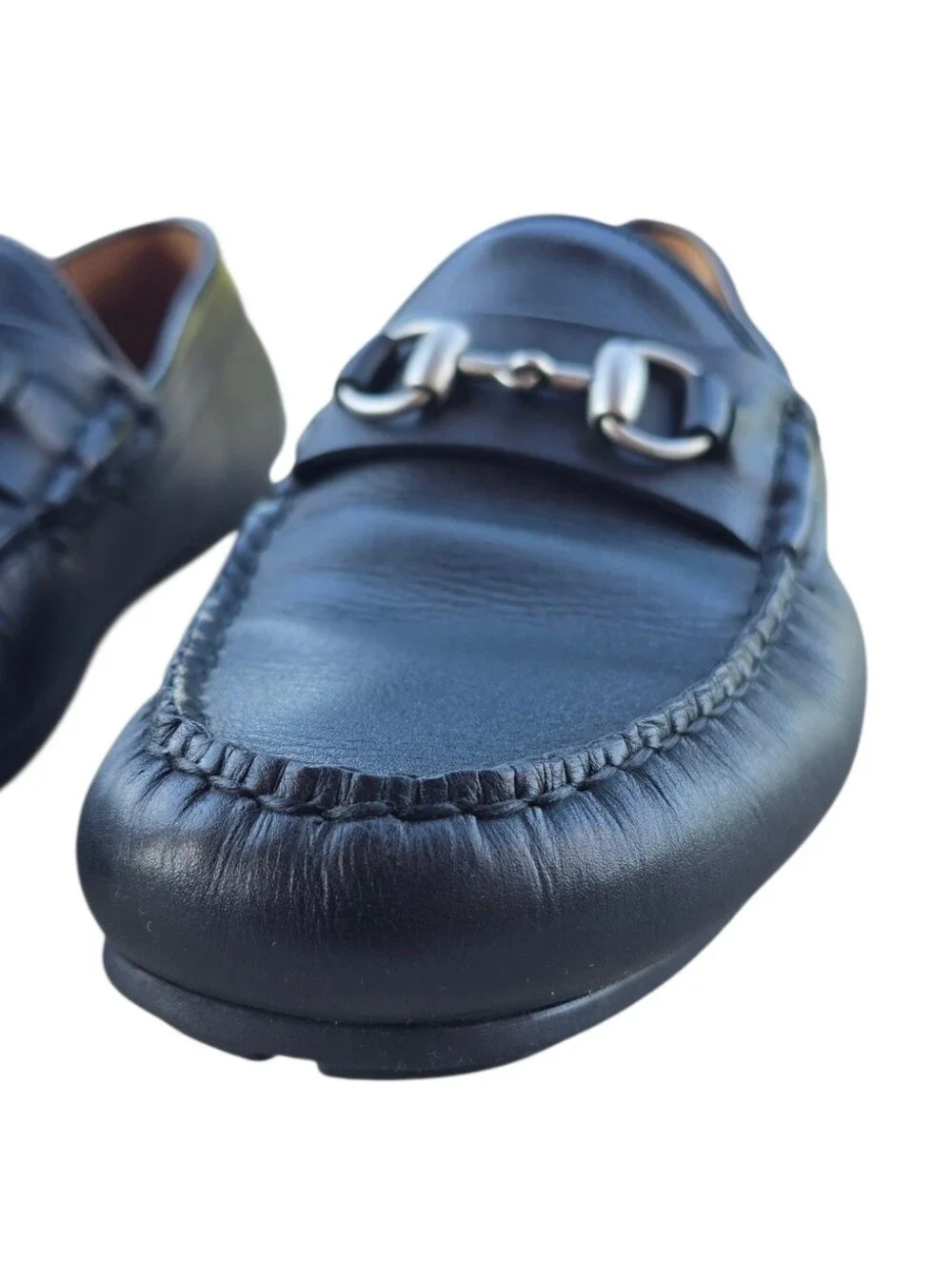 Allen Edmonds Sebastian Bit Driving Loafer Black Leather Mens Size 10.5
